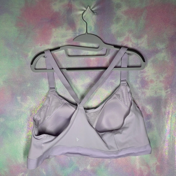 Old Navy Lilac PowerSoft Medium Support Sports Bra Size 2X - Picture 6 of 8